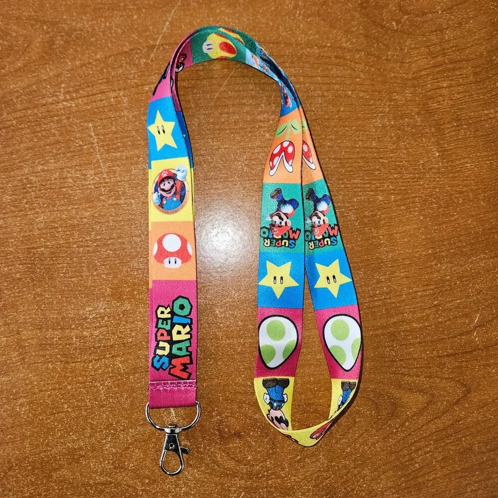 Super Mario Lanyard Power Up Your Daily Organization